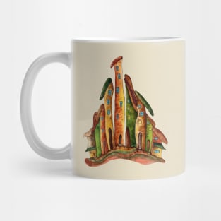 VILLAGE HOUSE WATERCOLOR Mug